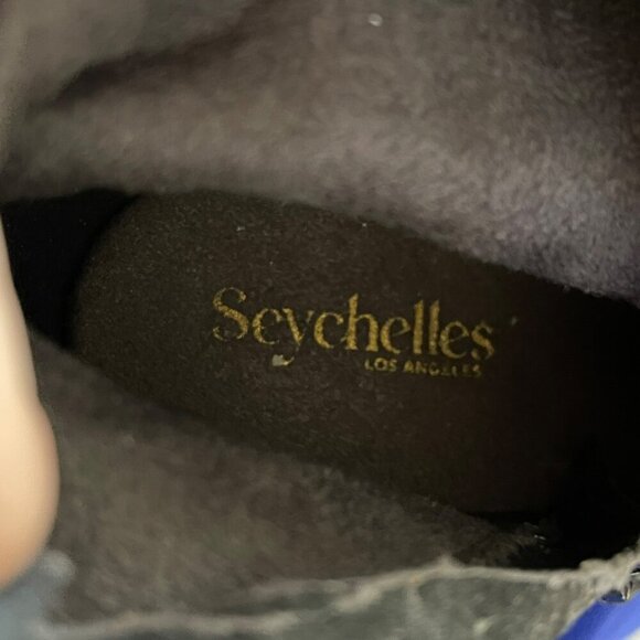 Seychelles Over-The-Knee Black Block Heel Boots Shoes Size 7.5 NEW - Picture 9 of 9